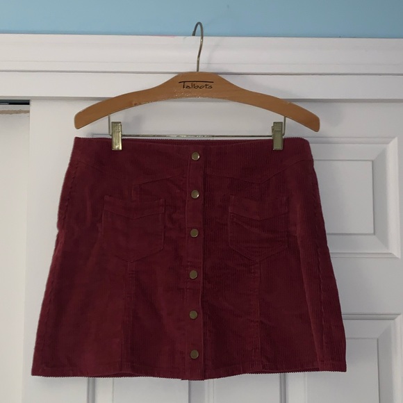She and Sky Corduroy Skirt - Picture 2 of 4